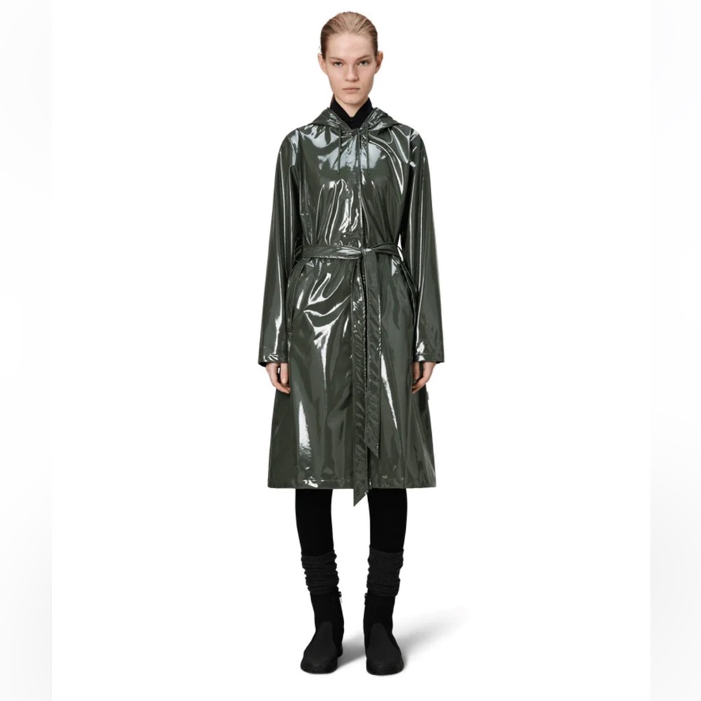 Rains A-Line Longer Jacket Trench
